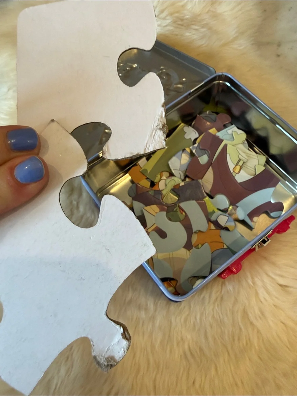 Bluey lunchbox puzzle